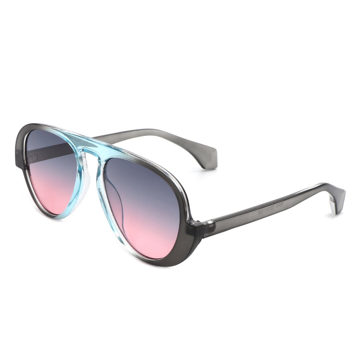 HS1207 - Futuristic Fashion Chunky Vintage Inspired Aviator Wholesale Sunglasses
