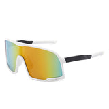 HY1020 - Square Oversize Sport Wrap Around Mirrored Wholesale Sunglasses