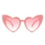 HS1101 - Women Oversize Heart Shape High Pointed Fashion Wholesale Sunglasses