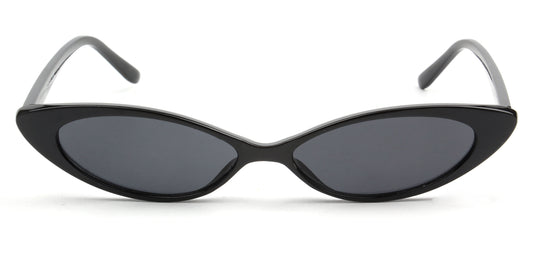 S1054 - Women Retro Vintage Slim Oval Sunglasses - Iris Fashion Inc. | Wholesale Sunglasses and Glasses