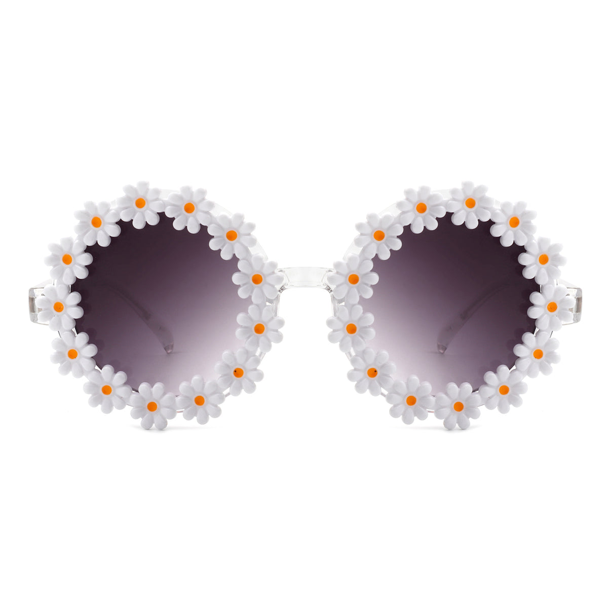 HS1095 - Round Daisy Flower Shape Circle Party Floral Women Sunglasses