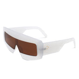 HS2131 - Rectangle Chunky Oversize Square Tinted Flat Top Wholesale Sunglasses