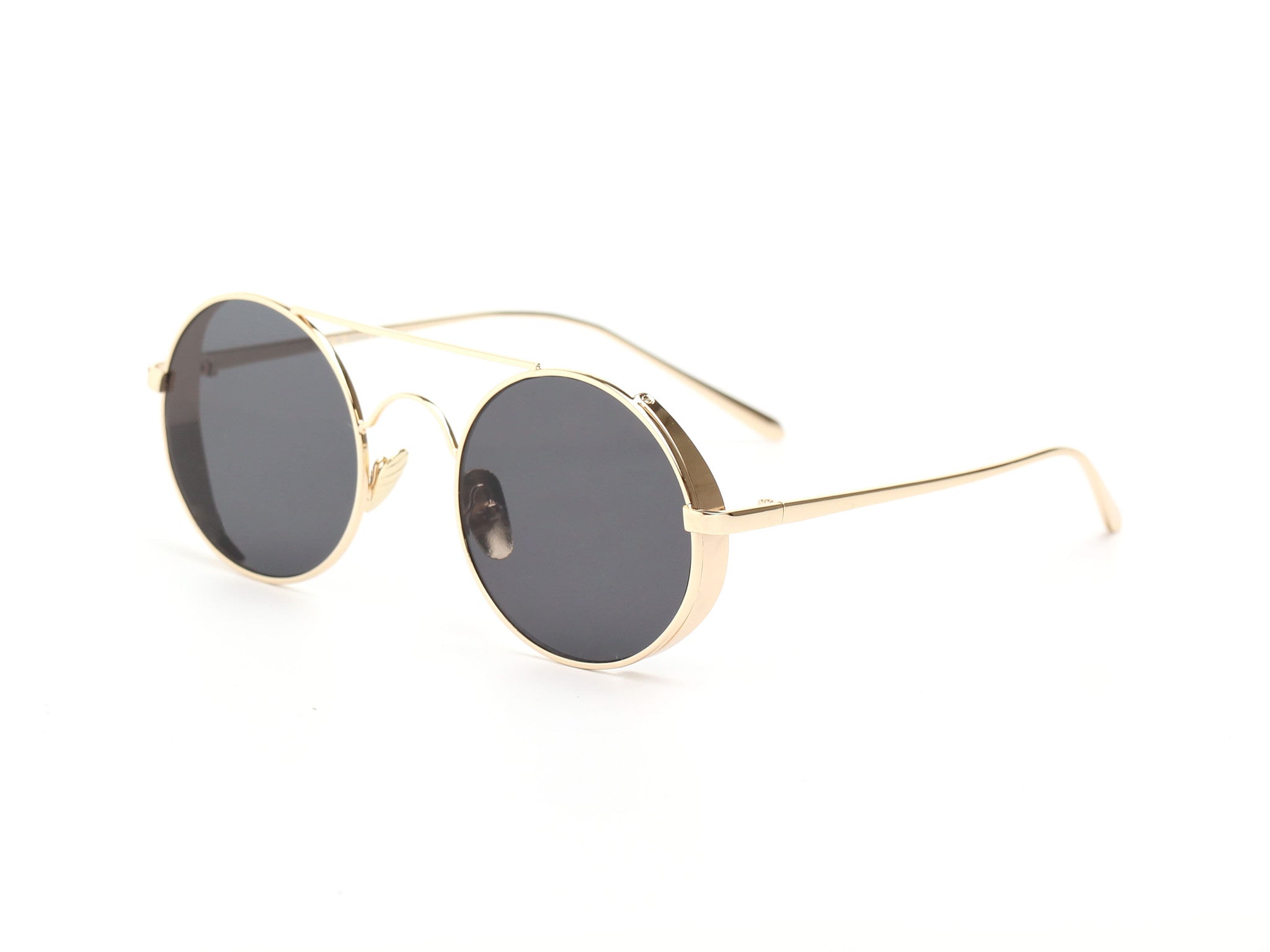 D62 - Retro Metal Round Circle Lennon Sunglasses - Iris Fashion Inc. | Wholesale Sunglasses and Glasses