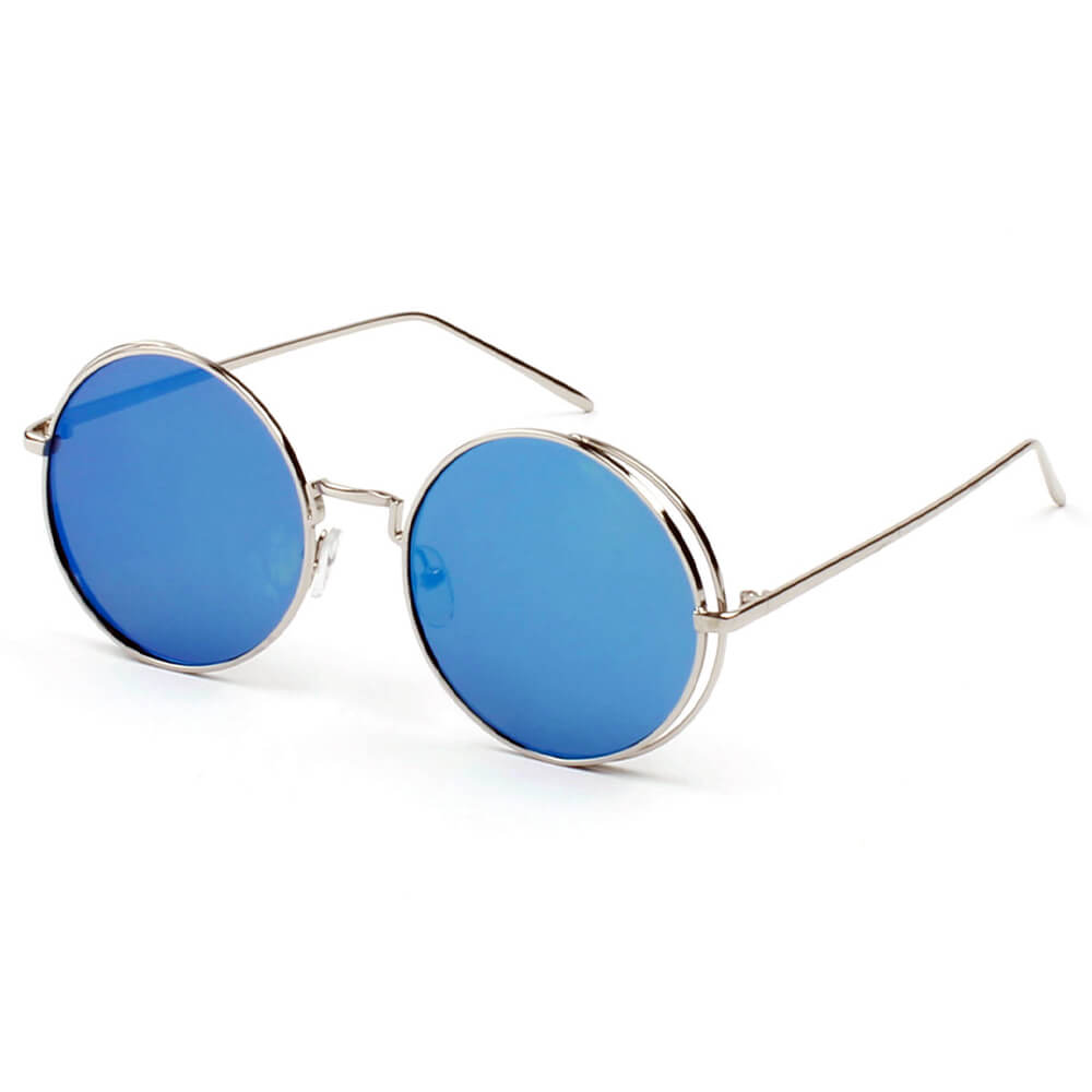 D37 Iconic Lennon Inspired Metal Frame Round Sunglasses - Iris Fashion Inc. | Wholesale Sunglasses and Glasses