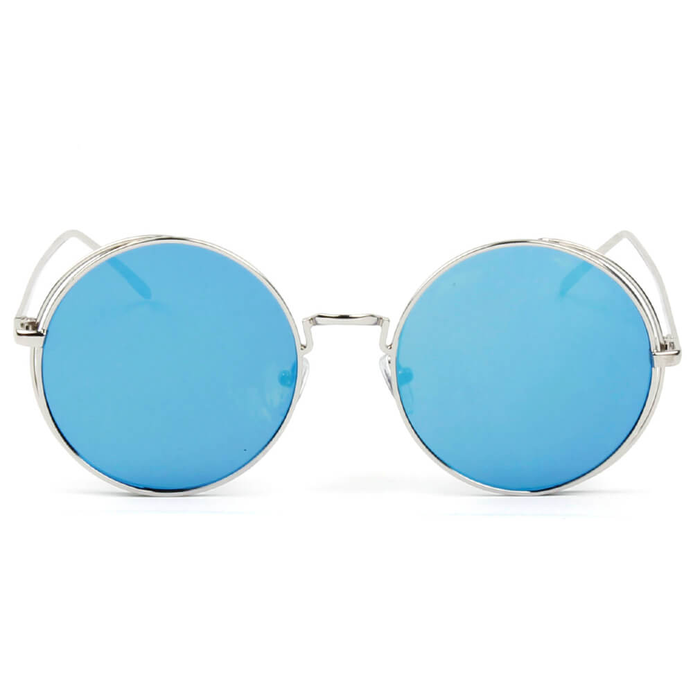 D37 Iconic Lennon Inspired Metal Frame Round Sunglasses - Iris Fashion Inc. | Wholesale Sunglasses and Glasses