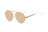 S2006 - Modern Teardrop Aviator Flat Mirrored Lens Sunglasses - Iris Fashion Inc. | Wholesale Sunglasses and Glasses