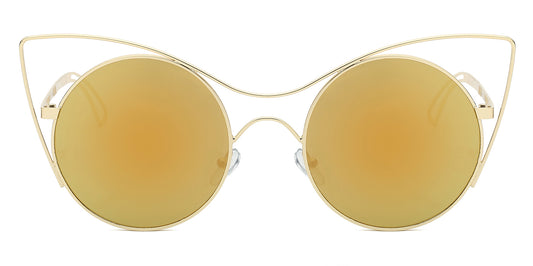 S2049 - Women Round High Pointed Cat Eye Sunglasses - Iris Fashion Inc. | Wholesale Sunglasses and Glasses