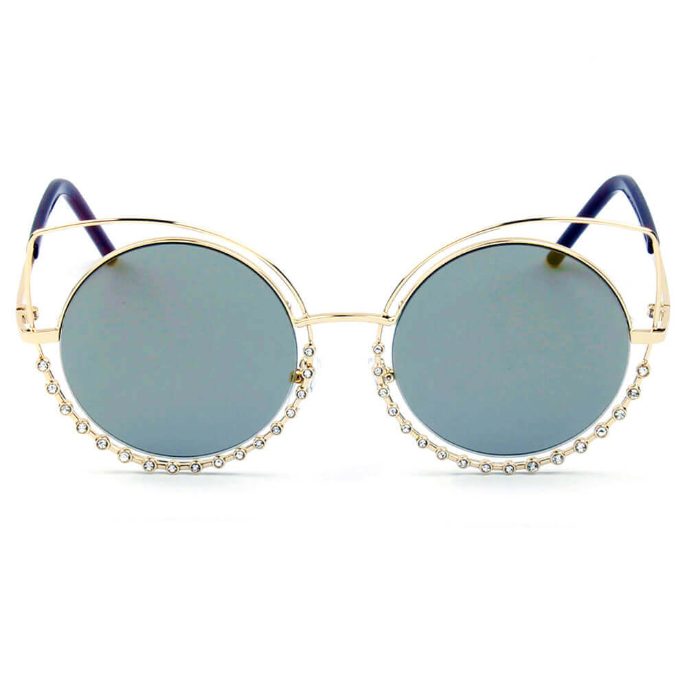 A21 Designer Pearl-Studded Cut-Out Cat Eye Sunglasses - Iris Fashion Inc. | Wholesale Sunglasses and Glasses