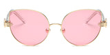 S2042 - Women Metal Frame Cat Eye sunglasses - Iris Fashion Inc. | Wholesale Sunglasses and Glasses