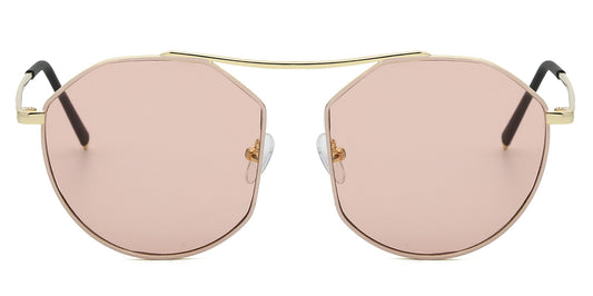 S2035 - Women Round Tinted Lens Sunglasses - Iris Fashion Inc. | Wholesale Sunglasses and Glasses