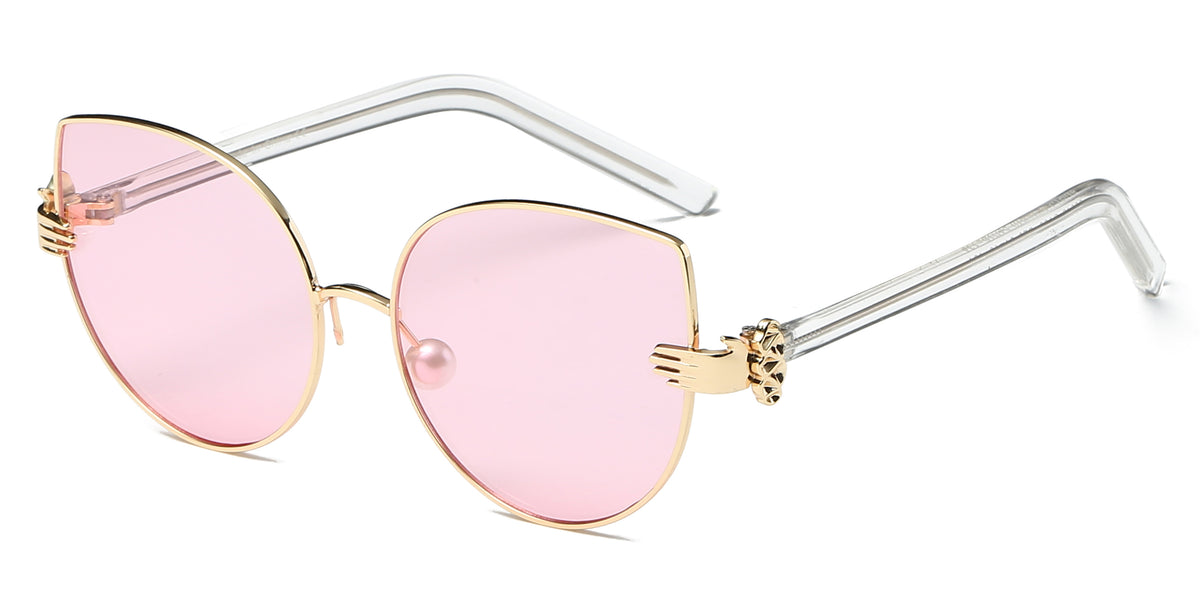 S2042 - Women Metal Frame Cat Eye sunglasses - Iris Fashion Inc. | Wholesale Sunglasses and Glasses
