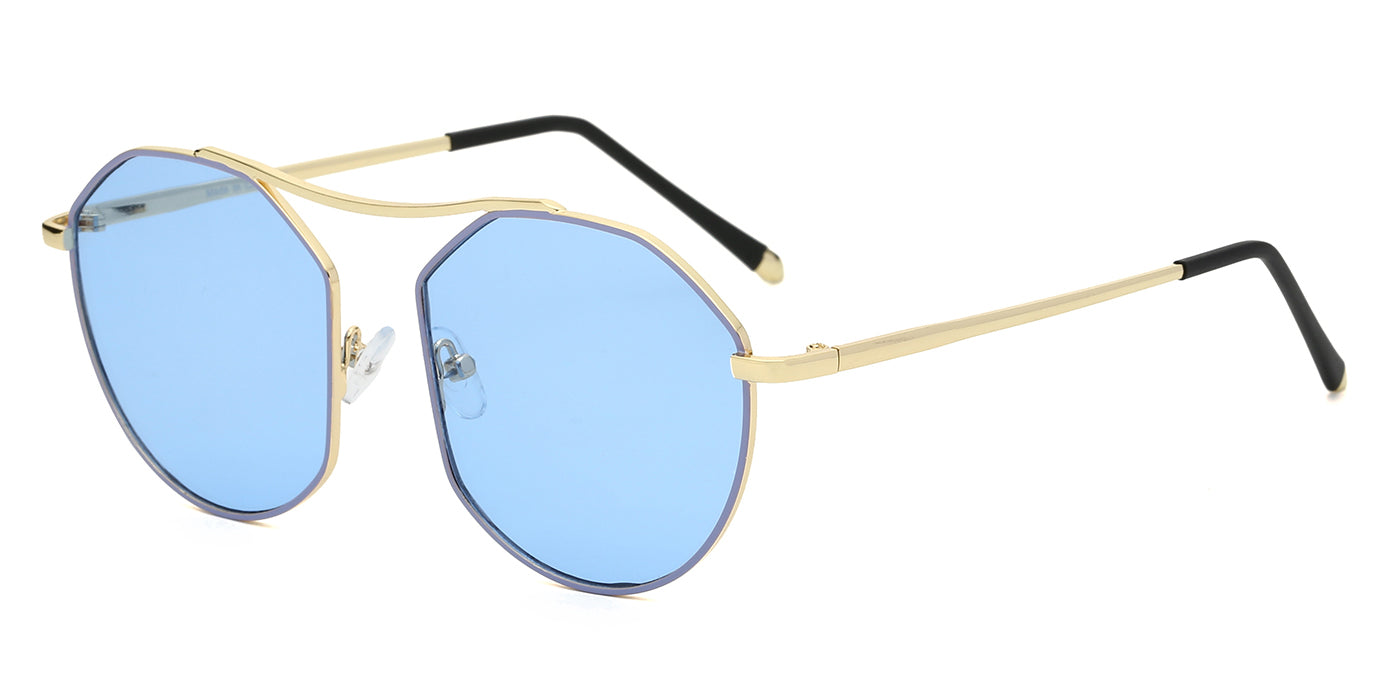 S2035 - Women Round Tinted Lens Sunglasses - Iris Fashion Inc. | Wholesale Sunglasses and Glasses