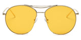 S2036 - Oversize Tinted Lens Round Sunglasses - Iris Fashion Inc. | Wholesale Sunglasses and Glasses