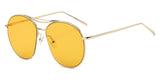 S2036 - Oversize Tinted Lens Round Sunglasses - Iris Fashion Inc. | Wholesale Sunglasses and Glasses