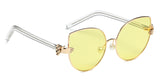 S2042 - Women Metal Frame Cat Eye sunglasses - Iris Fashion Inc. | Wholesale Sunglasses and Glasses