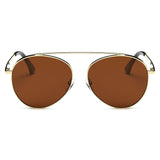 CA08 - Retro Mirrored Lens Teardrop Aviator Sunglasses - Iris Fashion Inc. | Wholesale Sunglasses and Glasses