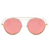 CA10 - Polarized Circle Round Brow-Bar Fashion Sunglasses - Iris Fashion Inc. | Wholesale Sunglasses and Glasses