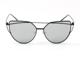 D69 - Women Mirrored Metal Cat Eye Sunglasses - Iris Fashion Inc. | Wholesale Sunglasses and Glasses