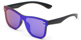 S2010 - Modern Colored Rim Men's Horn Rimmed Sunglasses - Iris Fashion Inc. | Wholesale Sunglasses and Glasses