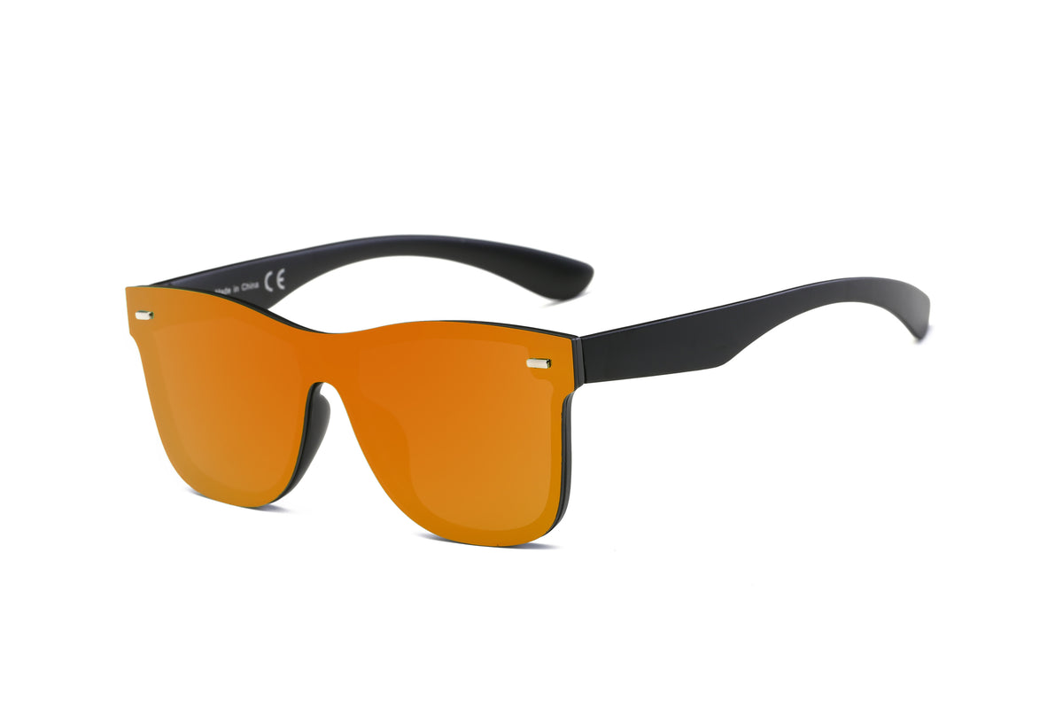S2010 - Modern Colored Rim Men's Horn Rimmed Sunglasses - Iris Fashion Inc. | Wholesale Sunglasses and Glasses