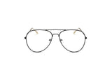 F1002 Trendy Teardrop Aviator Clear Lens Sunglasses - Iris Fashion Inc. | Wholesale Sunglasses and Glasses