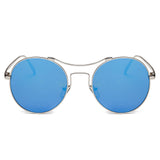 CD16 - Retro Round Circle Metal Mirrored Sunglasses - Iris Fashion Inc. | Wholesale Sunglasses and Glasses