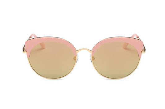S2011 - Women's Bold Rimmed Mirrored Cat Eye Sunglasses - Iris Fashion Inc. | Wholesale Sunglasses and Glasses