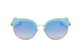 S2011 - Women's Bold Rimmed Mirrored Cat Eye Sunglasses - Iris Fashion Inc. | Wholesale Sunglasses and Glasses