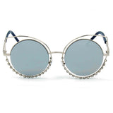 A21 Designer Pearl-Studded Cut-Out Cat Eye Sunglasses - Iris Fashion Inc. | Wholesale Sunglasses and Glasses