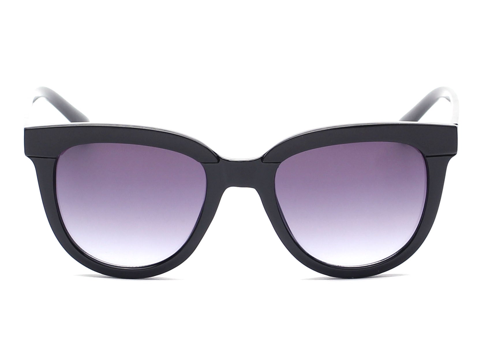 D42 - Vintage Dark Smoke Lens Horned Rim Sunglasses - Iris Fashion Inc. | Wholesale Sunglasses and Glasses