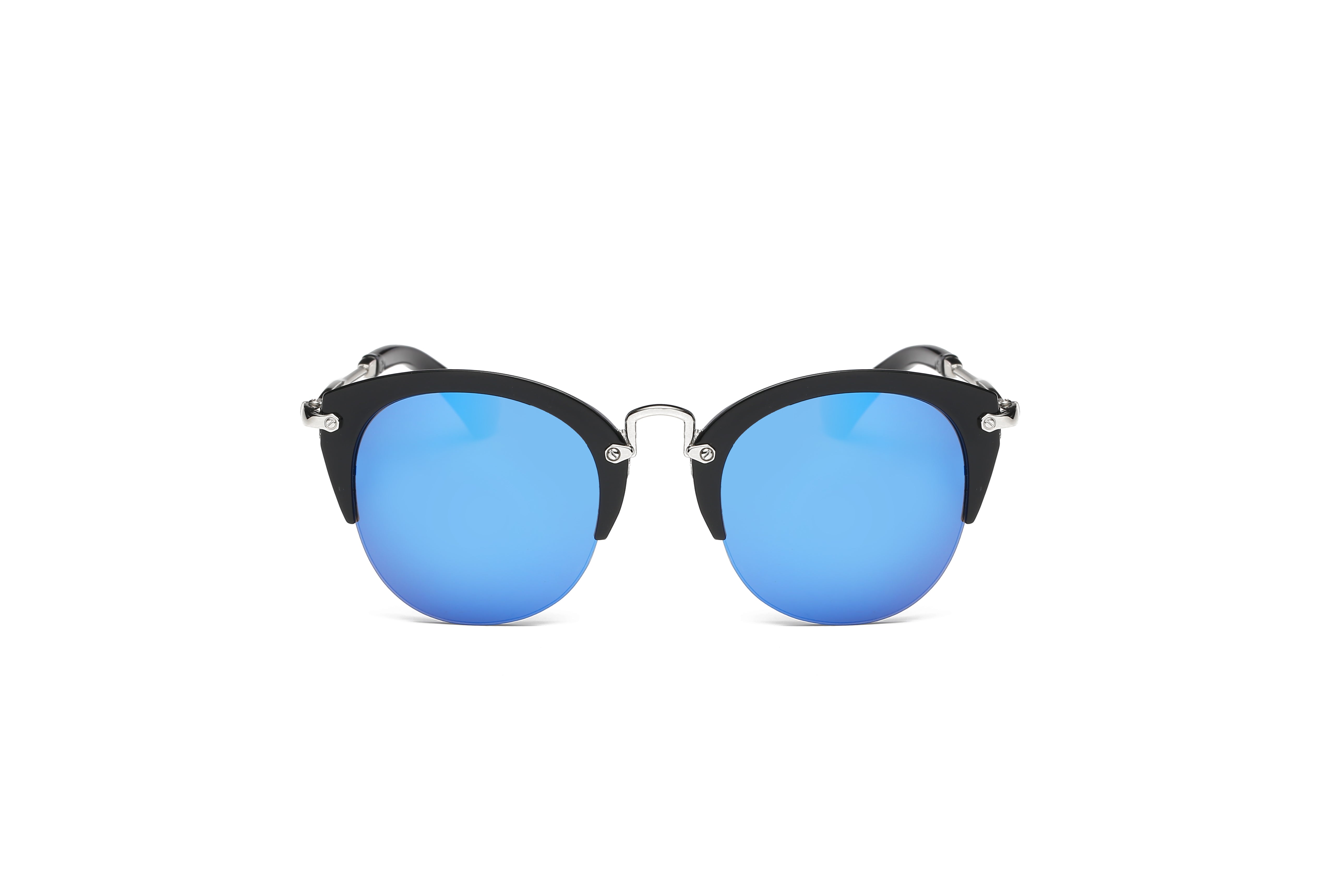 D41 Women's Retro Classic Half Frame Horn Rimmed Sunglasses - Iris Fashion Inc. | Wholesale Sunglasses and Glasses