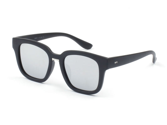 PD01 - Indie Thick Polarized  Frame Square Mirrored Lens Sunglasses - Iris Fashion Inc. | Wholesale Sunglasses and Glasses