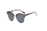 D66 - Retro Fashion Round Clubmaster Flat Lens Sunglasses - Iris Fashion Inc. | Wholesale Sunglasses and Glasses