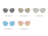 D70 - Modern Cat Eye Mirrored Flat Lens Sunglasses - Iris Fashion Inc. | Wholesale Sunglasses and Glasses