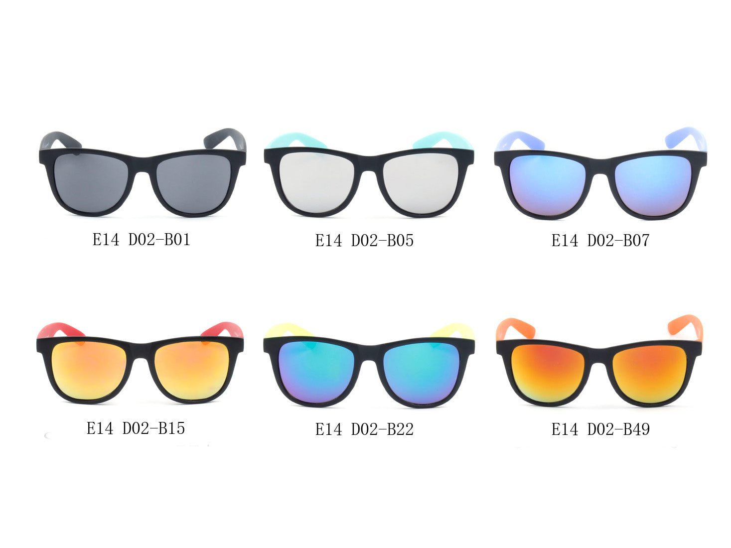 E14 - Jaunty Pillow Frame Horn Rimmed Sunglasses - Iris Fashion Inc. | Wholesale Sunglasses and Glasses