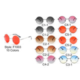 F1003-N Round Metal Fashion Sunglasses - Iris Fashion Inc. | Wholesale Sunglasses and Glasses