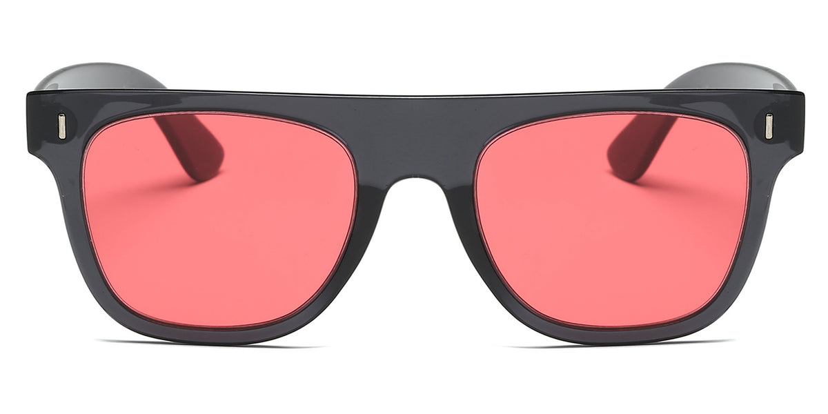 S1030 - Classic Square Mirrored Lens Sunglasses - Iris Fashion Inc. | Wholesale Sunglasses and Glasses