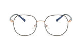 HBJ2007 - Round Geometric Blue Light Blocker Fashion Glasses