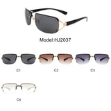 HJ2037 - Women Classic Rectangle Rimless Fashion Square Sunglasses