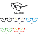HK1011 - Kids Square Children Junior Blue Light Blocker Glasses