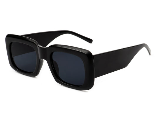 HS1014 - Retro Square Vintage Bold Designer Fashion Sunglasses