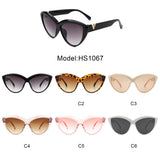 HS1067 - Women Oversize Large Cat Eye Fashion Sunglasses
