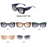 HS1120 - Women Chic Square Retro Women Cat Eye Vintage Sunglasses