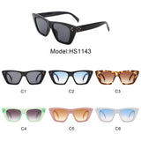 HS1143 - Women Retro Cat Eye Fashion Square Sunglasses