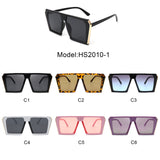 HS2010-1 - Women Square Retro Oversize Fashion Sunglasses