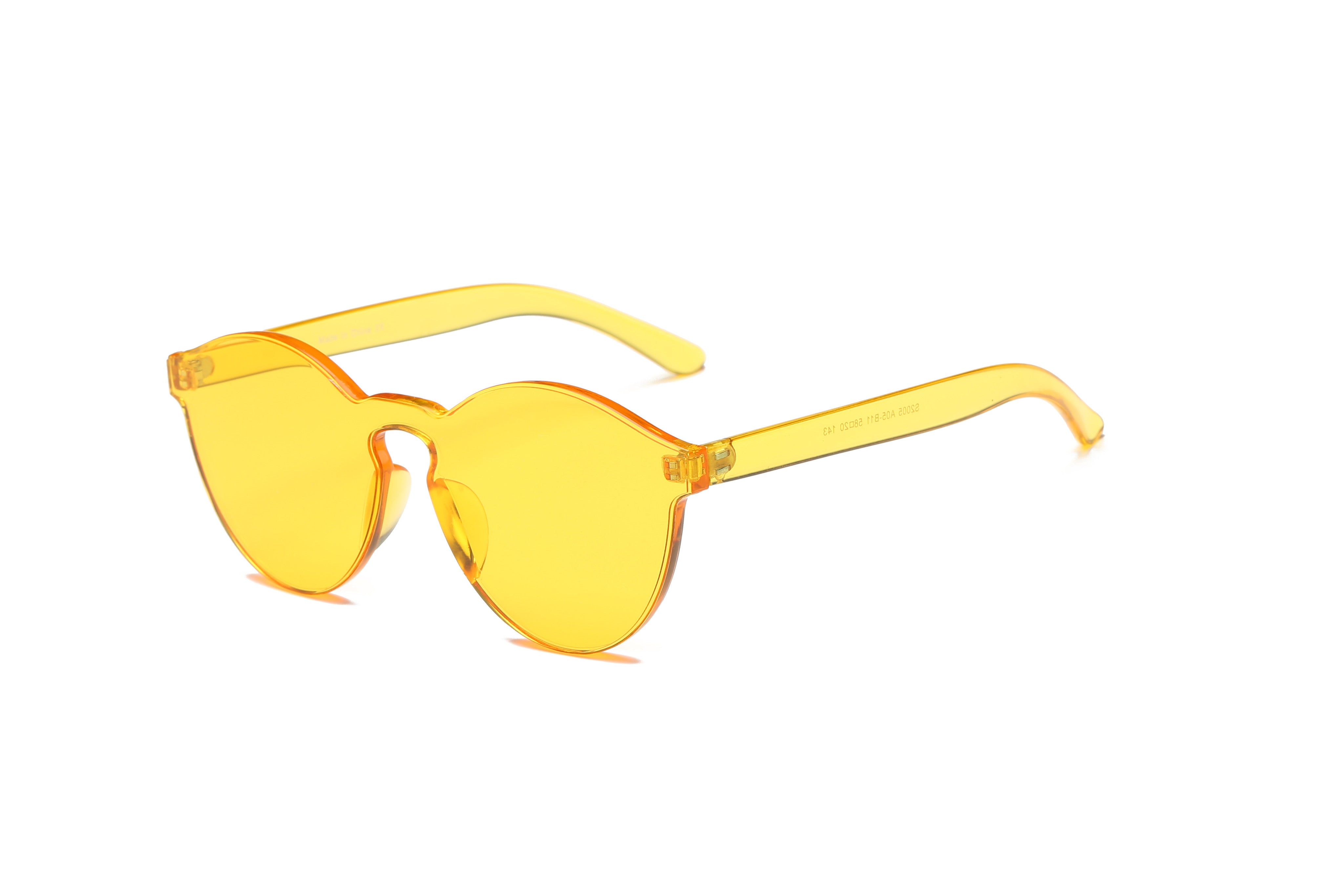 S2005 - Hipster Translucent Monochromatic Sunglasses - Iris Fashion Inc. | Wholesale Sunglasses and Glasses