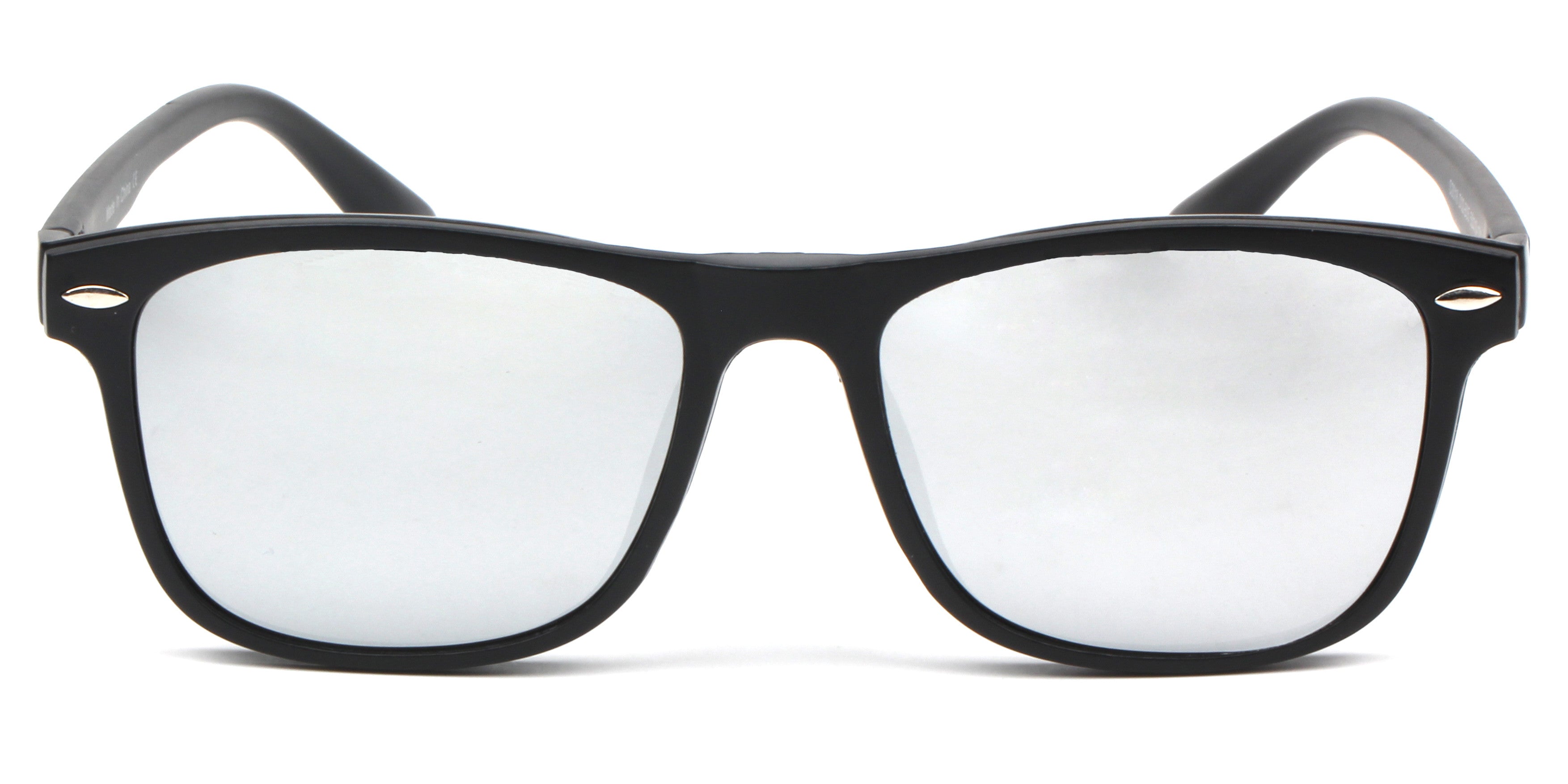 PS2018 - Polarized Clip-On Lens Rectangular Nailed Deco Sunglasses - Iris Fashion Inc. | Wholesale Sunglasses and Glasses