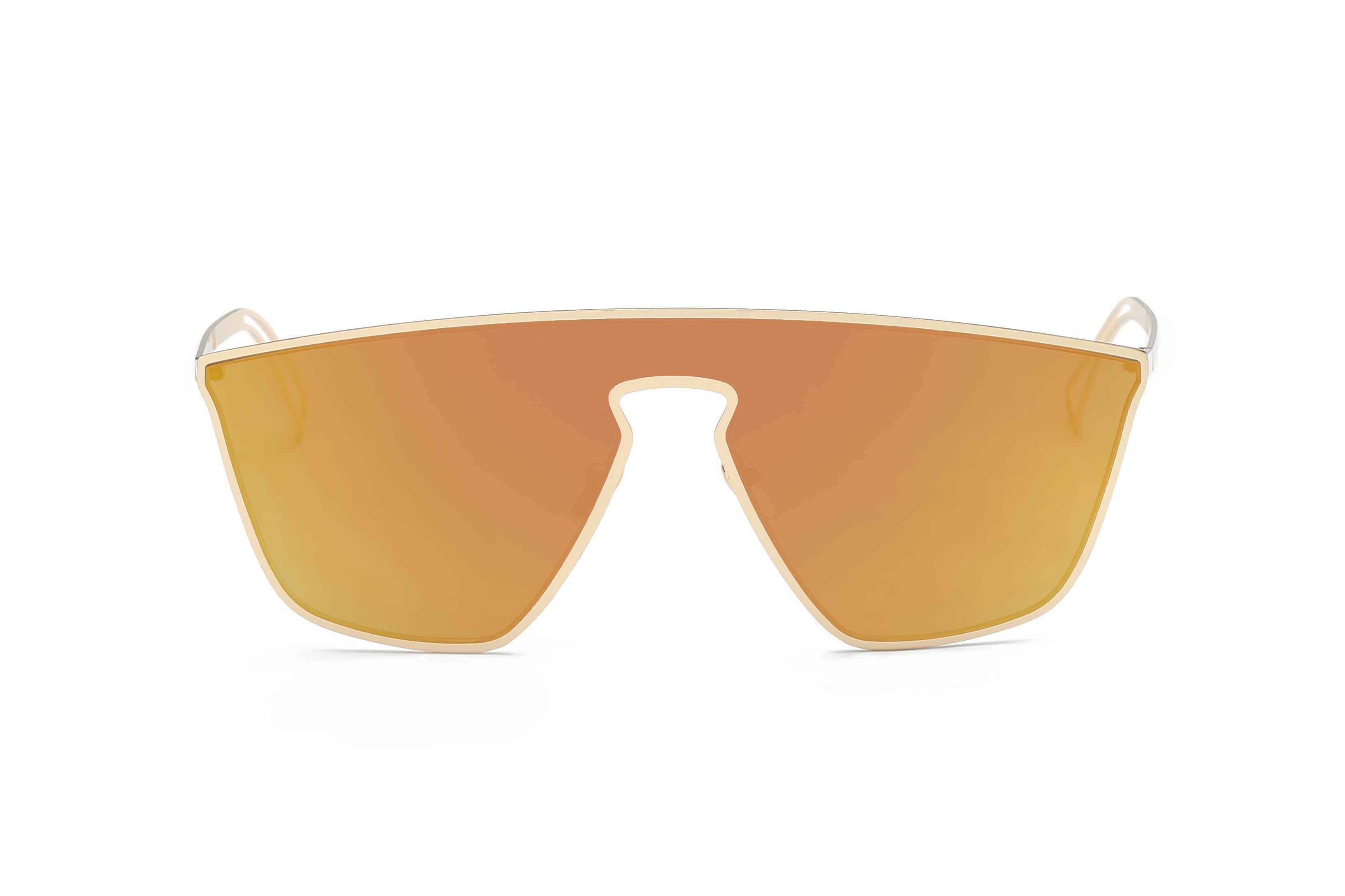 S2030 - Women Square Futuristic Flat Lens Sunglasses - Iris Fashion Inc. | Wholesale Sunglasses and Glasses