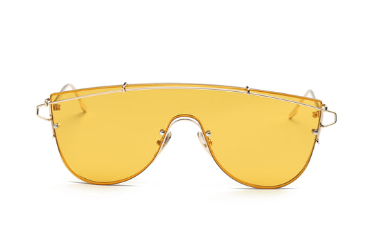 S2028 - Futuristic Single Tint  Color Sunglasses - Iris Fashion Inc. | Wholesale Sunglasses and Glasses