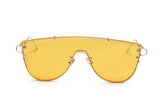 S2028 - Futuristic Single Tint  Color Sunglasses - Iris Fashion Inc. | Wholesale Sunglasses and Glasses